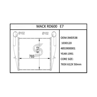 MACK RD600 E7