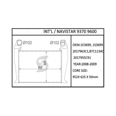 INT'L/NAVISTAR 9370 9600​