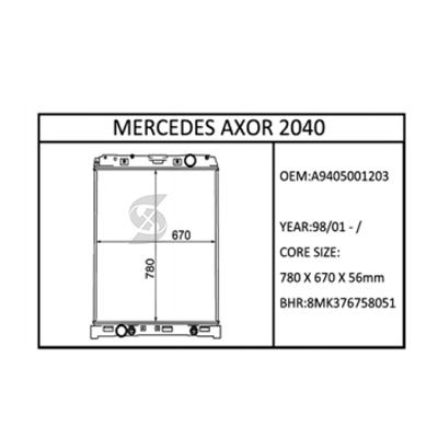 MERCEDES AXOR 2040