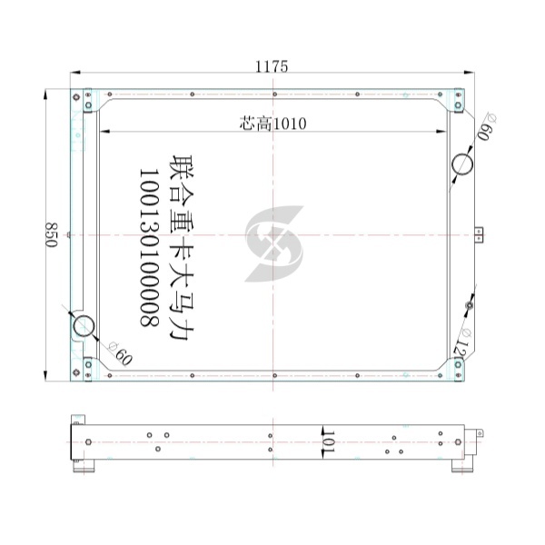 Combined Heavy Truck High Horsepower Aluminum Plastic-Model
