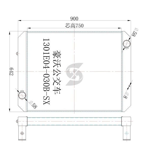 1301E04-030B-SX (HOWO BUS)-Model