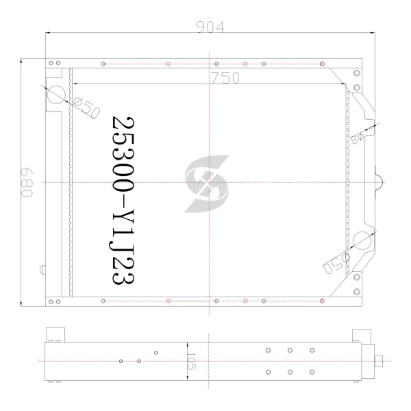 25300-Y1J23 Aluminum-Plastic-Model