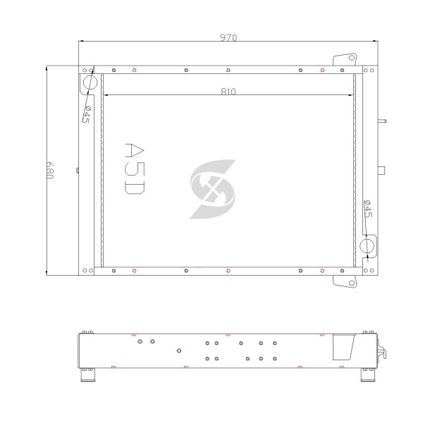 A5D Aluminum-Plastic-Model