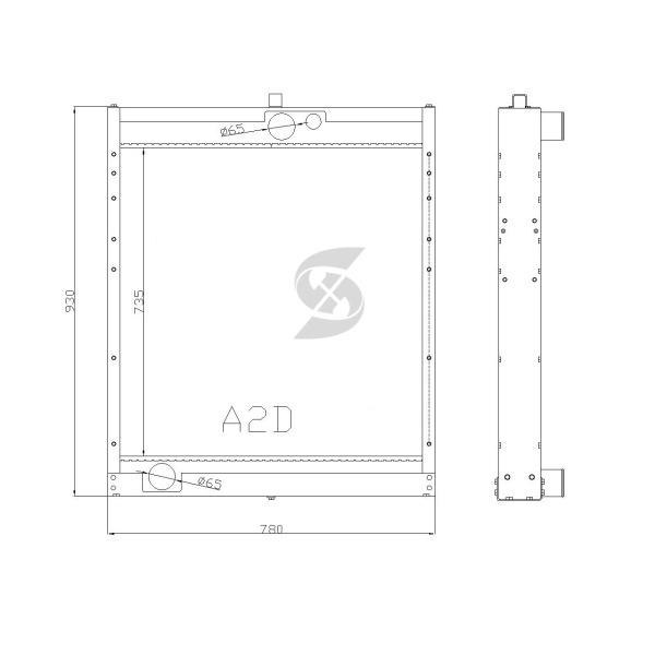 A2D Aluminum-Plastic-Model