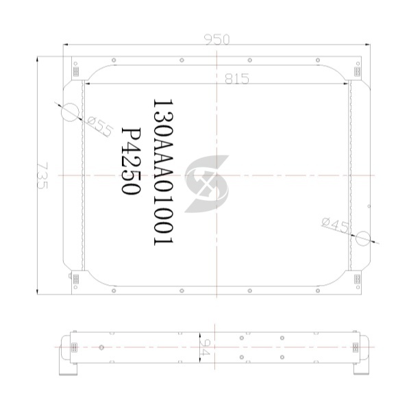 P4250 Aluminum-Plastic AAA-Model